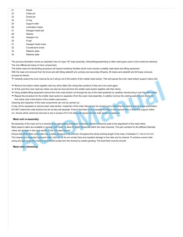 Linde 115-03 - R14, R16, R20 Workshop Manuals SN 05.07 and up SN up to 12.09 4 Linde 115-03 - R14, R16, R20 Workshop Manuals SN 05.07 and up SN up to 12.09 - Image 4