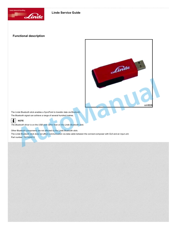 Linde 115-03 - R14, R16, R20 Workshop Manuals SN 05.07 and up SN up to 12.09 5 Linde 115-03 - R14, R16, R20 Workshop Manuals SN 05.07 and up SN up to 12.09 - Image 5