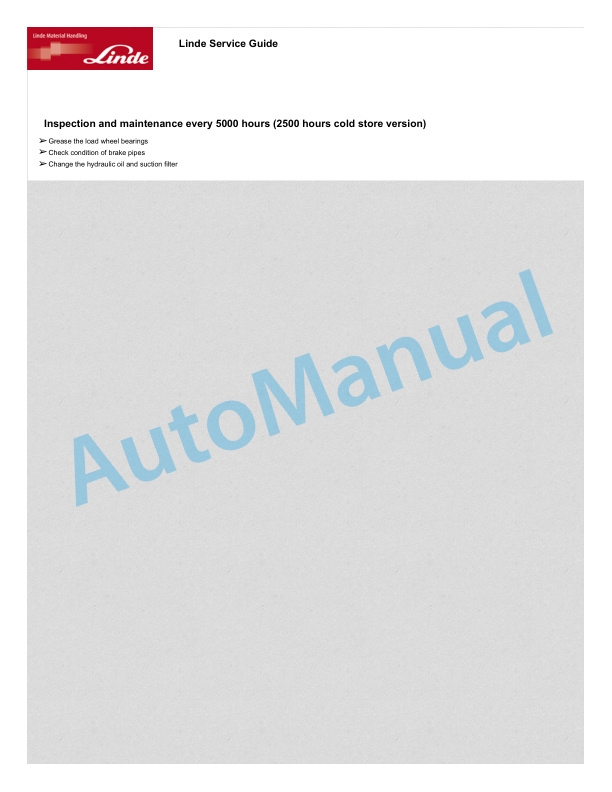 Linde 115-11 - R10C, R12C, R14C Operating Instructions SN 01.10 and up 3 Linde 115-11 - R10C, R12C, R14C Operating Instructions SN 01.10 and up - Image 3