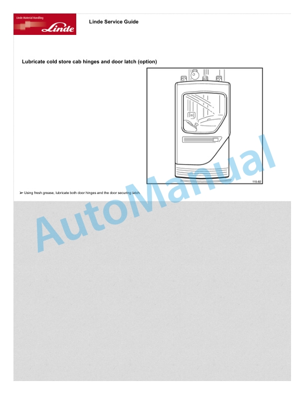 Linde 115-11 - R10C, R12C, R14C Operating Instructions SN 01.10 and up 5 Linde 115-11 - R10C, R12C, R14C Operating Instructions SN 01.10 and up - Image 5