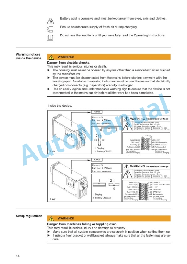 Linde 115-11 - R10C, R12C, R14C Production site Xiamen Operating Instructions 4 Linde 115-11 - R10C, R12C, R14C Production site Xiamen Operating Instructions - Image 4