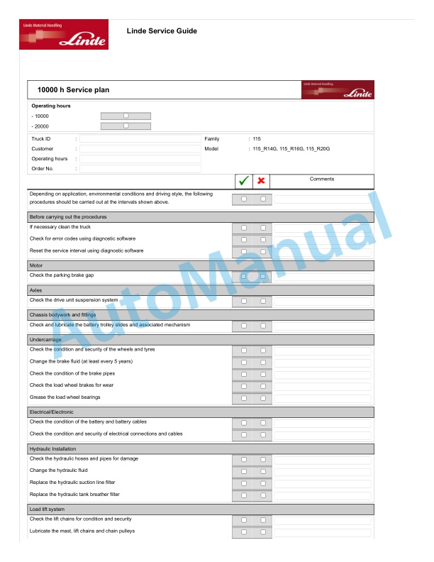 Linde 115-12 - R14, R14G, R16, R16G, R20, R20G Operating Instructions SN 01.10 and up 5 Linde 115-12 - R14, R14G, R16, R16G, R20, R20G Operating Instructions SN 01.10 and up - Image 5
