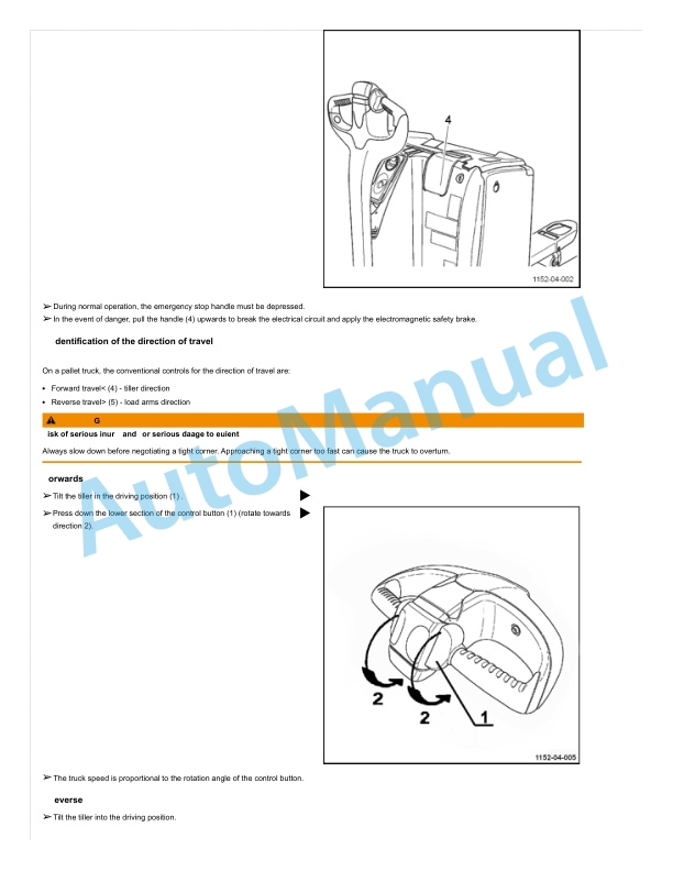 Linde 1151-01 - T16, T16P, T20, T20P Production site Xiamen Operating Instructions SN 07.11 and up 3 Linde 1151-01 - T16, T16P, T20, T20P Production site Xiamen Operating Instructions SN 07.11 and up - Image 3
