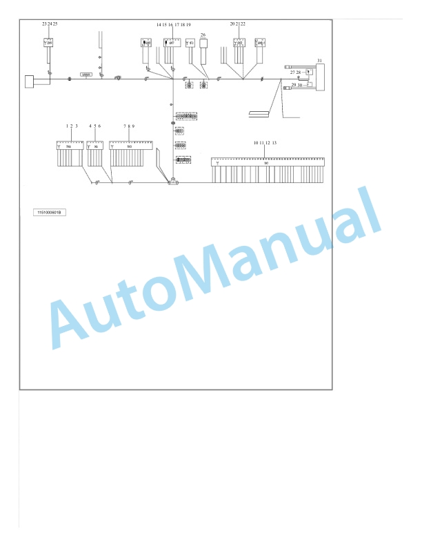 Alternative view of Linde 1151-01 - T16, T16P, T20, T20P Production site Xiamen Spare Parts Manual SN 07.11 and up