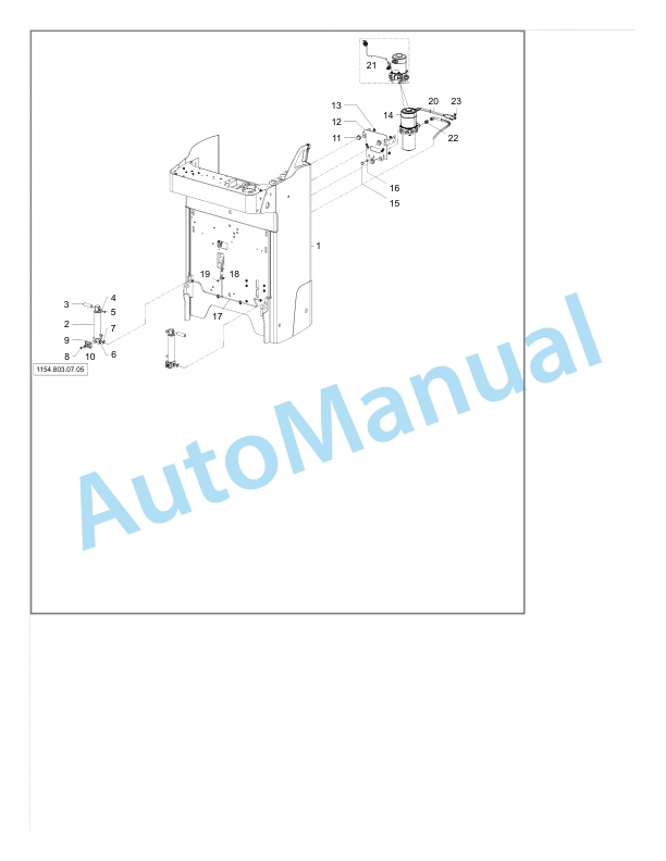 Linde 1154-01 - T20RW, T25RW Spare Parts Manual SN W41154J00163 and up SN up to W41154V00688 4 Linde 1154-01 - T20RW, T25RW Spare Parts Manual SN W41154J00163 and up SN up to W41154V00688 - Image 4