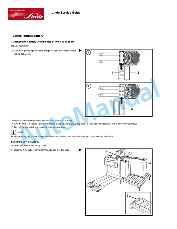 Linde 1158-01 - T16P, T20, T20P, T20SP, T30 Operating Instructions SN 07.11 and up 3 Linde 1158-01 - T16P, T20, T20P, T20SP, T30 Operating Instructions SN 07.11 and up - Image 3