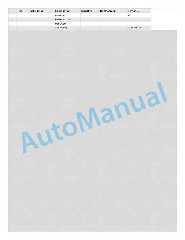 Alternative view of Linde 1158-01 - T16P, T20, T20P, T20SP, T30 Spare Parts Manual SN 07.11 and up