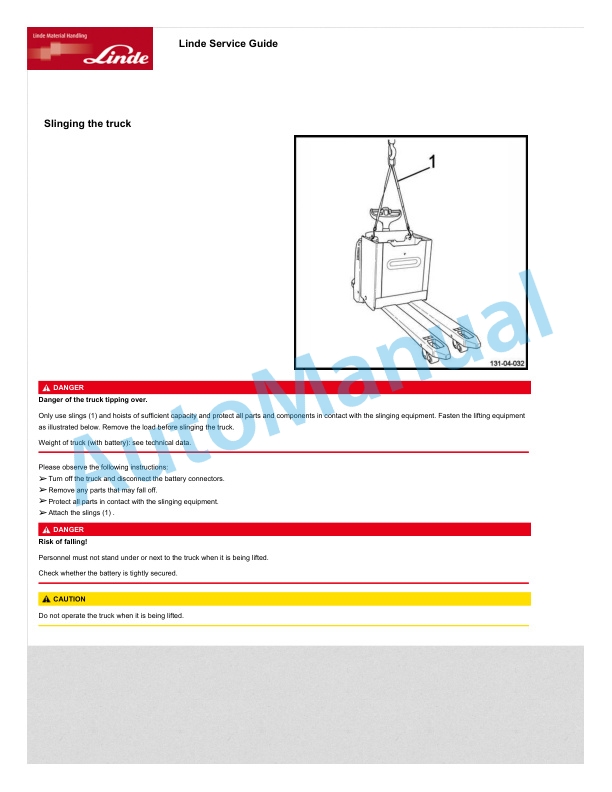 Linde 1158-06 - T20AP-06, T30-06, T30AP-06 Production site Xiamen Operating Instructions 3 Linde 1158-06 - T20AP-06, T30-06, T30AP-06 Production site Xiamen Operating Instructions - Image 3