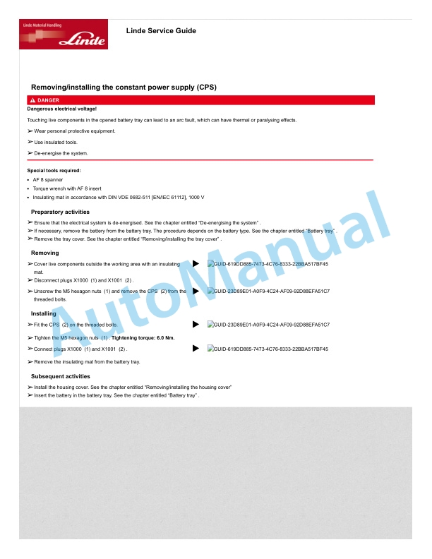 Linde 1164-01 - D12R Workshop Manuals SN W41164H00006 and up SN up to W41164V00125 3 Linde 1164-01 - D12R Workshop Manuals SN W41164H00006 and up SN up to W41164V00125 - Image 3