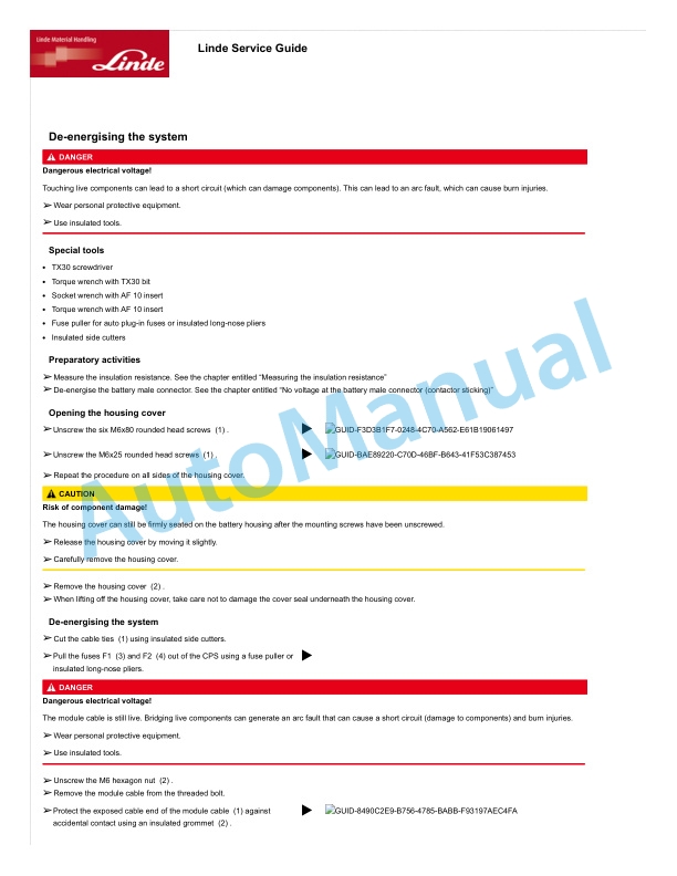 Linde 1164-01 - D12R Workshop Manuals SN W41164H00006 and up SN up to W41164V00125 4 Linde 1164-01 - D12R Workshop Manuals SN W41164H00006 and up SN up to W41164V00125 - Image 4
