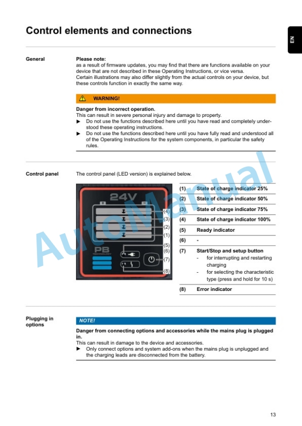 Linde 1164-01 - D12RW Operating Instructions SN W41164J00017 and up SN up to W41164V00113 5 Linde 1164-01 - D12RW Operating Instructions SN W41164J00017 and up SN up to W41164V00113 - Image 5