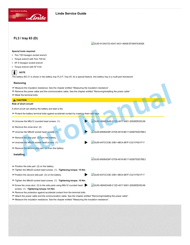 Linde 1164-01 - D12RW Workshop Manuals SN W41164J00017 and up SN up to W41164V00113 3 Linde 1164-01 - D12RW Workshop Manuals SN W41164J00017 and up SN up to W41164V00113 - Image 3