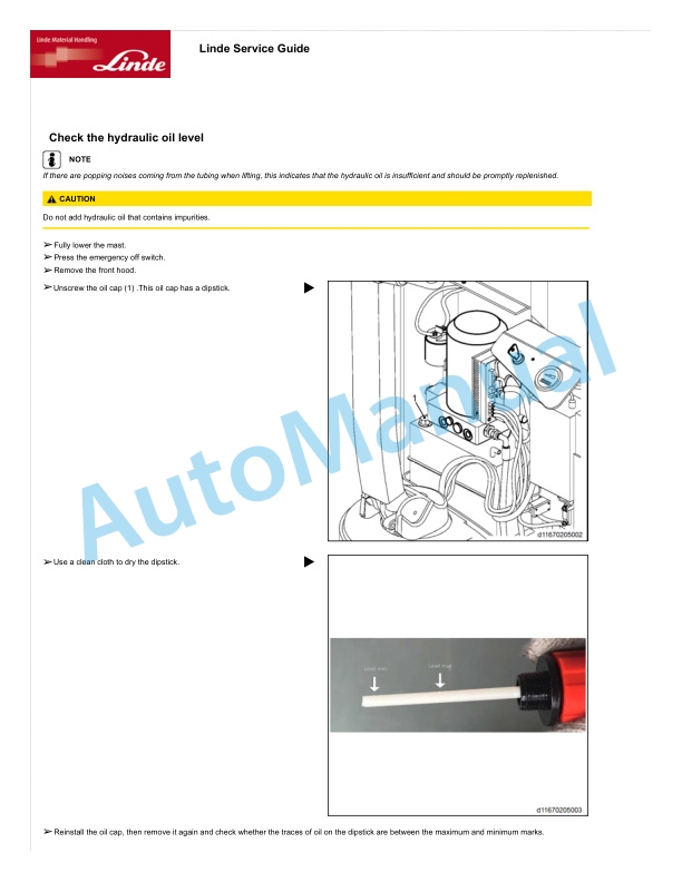 Linde 1167-03 - ML10, ML12, MM10, MM10i, MM12 Production site Xiamen Operating Instructions SN CT1167V50001 and up 5 Linde 1167-03 - ML10, ML12, MM10, MM10i, MM12 Production site Xiamen Operating Instructions SN CT1167V50001 and up - Image 5