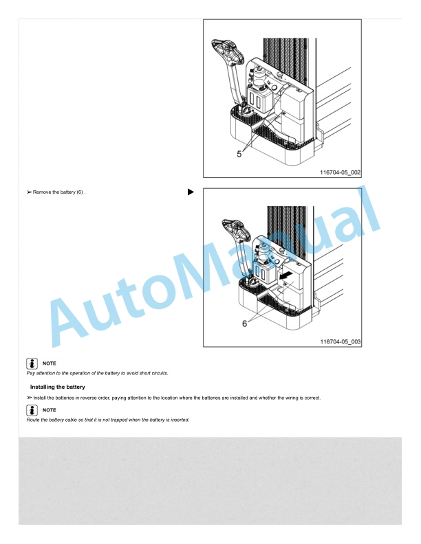 Linde 1167-04 - ML15 Production site Xiamen Operating Instructions SN CT1167X60001 and up 5 Linde 1167-04 - ML15 Production site Xiamen Operating Instructions SN CT1167X60001 and up - Image 5