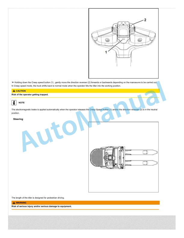 Linde 1169-01 - L10, L12, L14AP, L14C Operating Instructions SN 02.10 and up 3 Linde 1169-01 - L10, L12, L14AP, L14C Operating Instructions SN 02.10 and up - Image 3