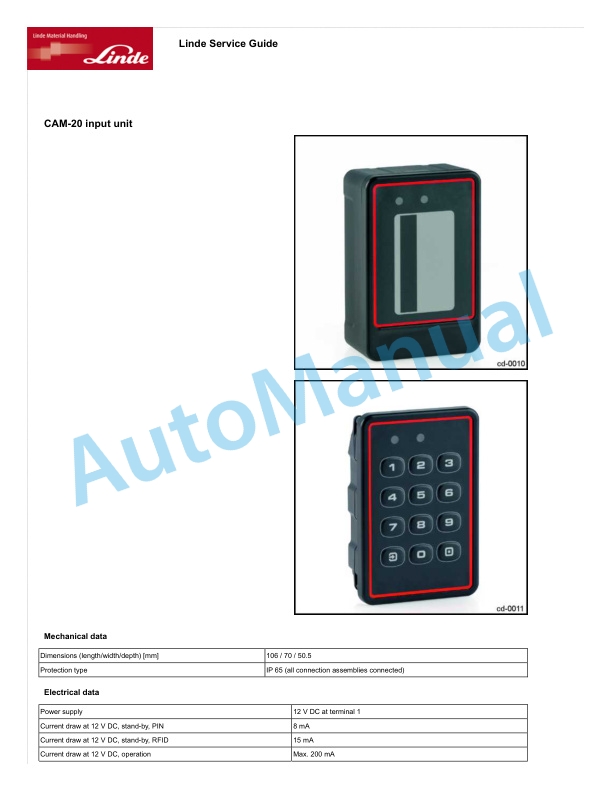 Linde 1169-01 - L10, L12, L14AP, L14C Workshop Manuals SN 02.10 and up 4 Linde 1169-01 - L10, L12, L14AP, L14C Workshop Manuals SN 02.10 and up - Image 4