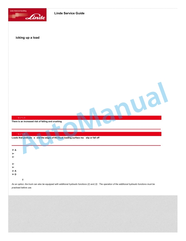 Linde 1170-01 - L10 EXAc, L12 EXAc, L16 EXAc Operating Instructions 4 Linde 1170-01 - L10 EXAc, L12 EXAc, L16 EXAc Operating Instructions - Image 4
