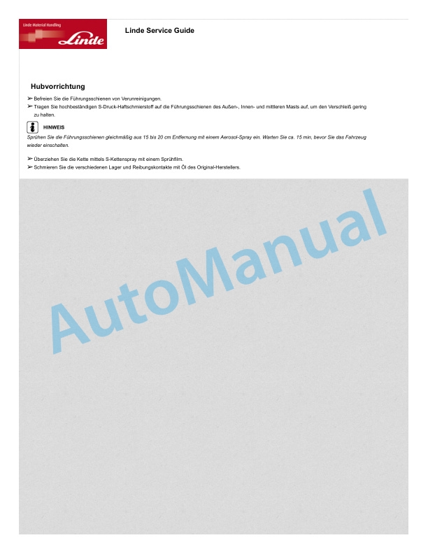 Linde 1172-01 - L03 EX Operating Instructions 5 Linde 1172-01 - L03 EX Operating Instructions - Image 5