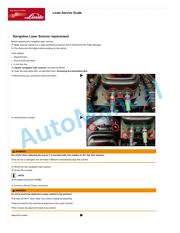 Linde 1173-01 - L-matic HD, L14 to L20AP Workshop Manuals SN W41173V04922 and P21173V00001 and up 5 Linde 1173-01 - L-matic HD, L14 to L20AP Workshop Manuals SN W41173V04922 and P21173V00001 and up - Image 5