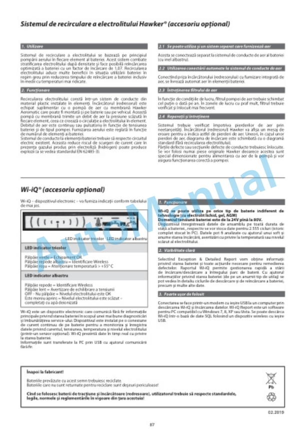 Linde 1174-01 - L14R, L16R Operating Instructions SN W41174H00001 and up SN up to W41174V00082 3 Linde 1174-01 - L14R, L16R Operating Instructions SN W41174H00001 and up SN up to W41174V00082 - Image 3