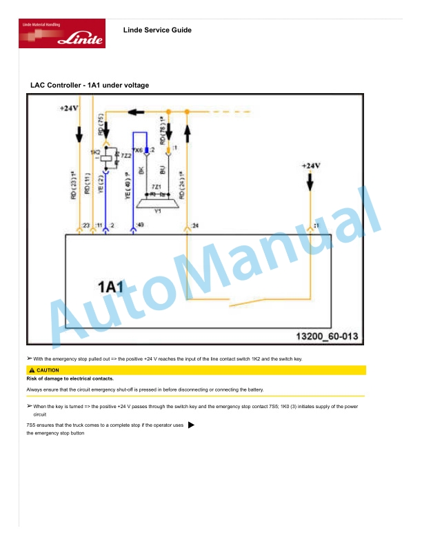 Linde 1190-01 - P-matic, P30C, P50C Workshop Manuals SN 03.08 and up SN up to W41190V00348 4 Linde 1190-01 - P-matic, P30C, P50C Workshop Manuals SN 03.08 and up SN up to W41190V00348 - Image 4