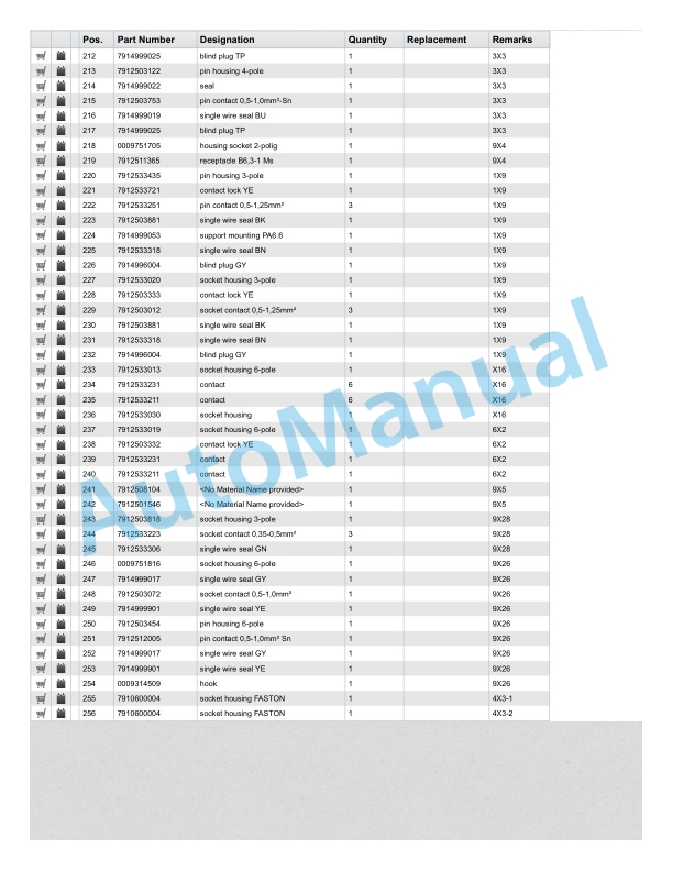 Linde 1191-01 - P60, P80 Spare Parts Manual SN W41191V00396 and up 4 Linde 1191-01 - P60, P80 Spare Parts Manual SN W41191V00396 and up - Image 4