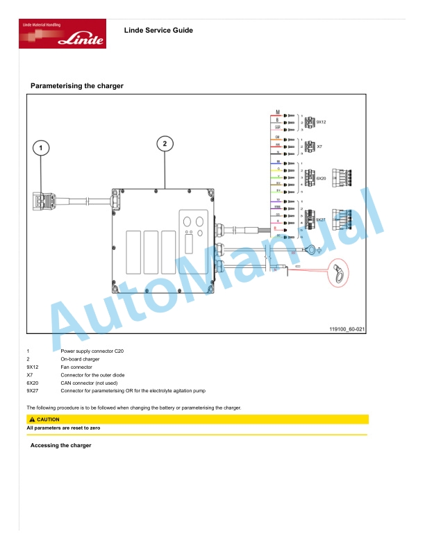 Linde 1191-01 - W08 Workshop Manuals SN up to W41191V00395 3 Linde 1191-01 - W08 Workshop Manuals SN up to W41191V00395 - Image 3