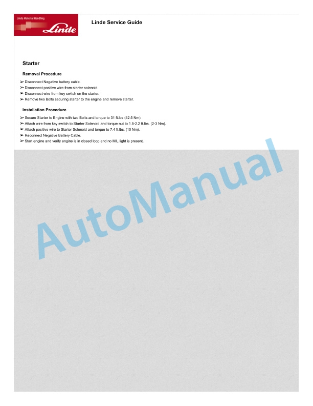 Linde 1219-01 - HT25Ds, HT25T, HT27T, HT30Ds, HT30T, HT32T, HT35Ds, HT35Ts Workshop Manuals 3 Linde 1219-01 - HT25Ds, HT25T, HT27T, HT30Ds, HT30T, HT32T, HT35Ds, HT35Ts Workshop Manuals - Image 3