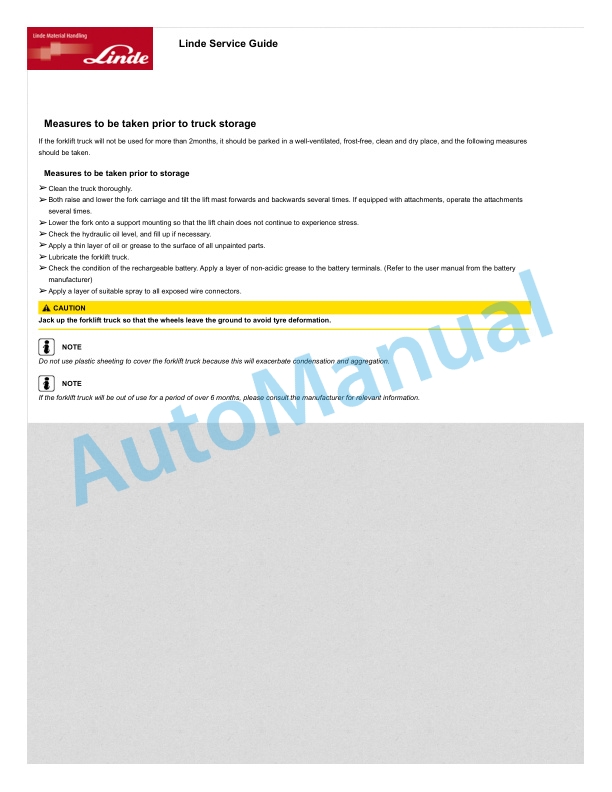 Linde 1220-01 - H25D, H25T, H30D, H30T, H35D, H35T Production site Xiamen Operating Instructions SN C11220G00001 and up 4 Linde 1220-01 - H25D, H25T, H30D, H30T, H35D, H35T Production site Xiamen Operating Instructions SN C11220G00001 and up - Image 4
