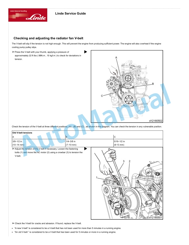 Linde 1233-01 - HT25D, HT30D, HT35D Operating Instructions SN B11233X00001 and up 3 Linde 1233-01 - HT25D, HT30D, HT35D Operating Instructions SN B11233X00001 and up - Image 3