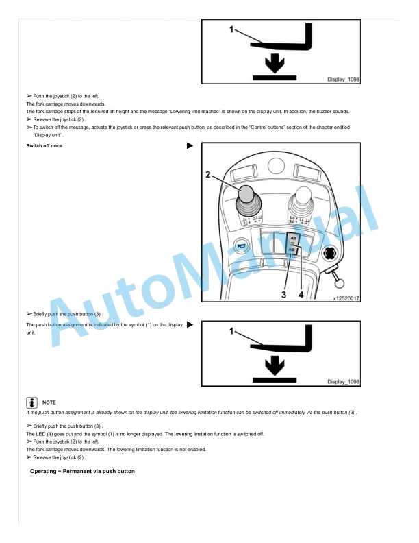 Linde 1252-01 - X20, X25, X30, X35 Production site Aschaffenburg Operating Instructions 4 Linde 1252-01 - X20, X25, X30, X35 Production site Aschaffenburg Operating Instructions - Image 4