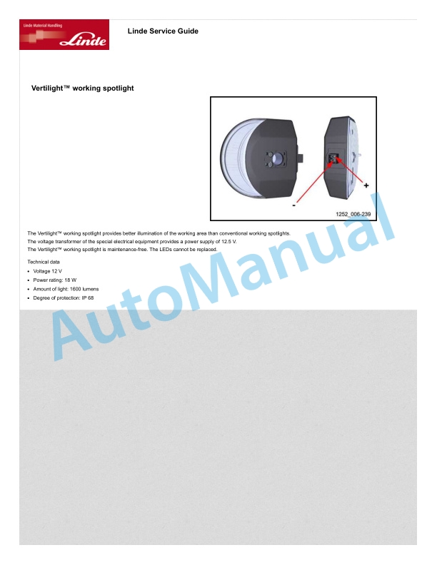 Linde 1254-01 - X35, X40, X45, X50 Production site Aschaffenburg Workshop Manuals 3 Linde 1254-01 - X35, X40, X45, X50 Production site Aschaffenburg Workshop Manuals - Image 3