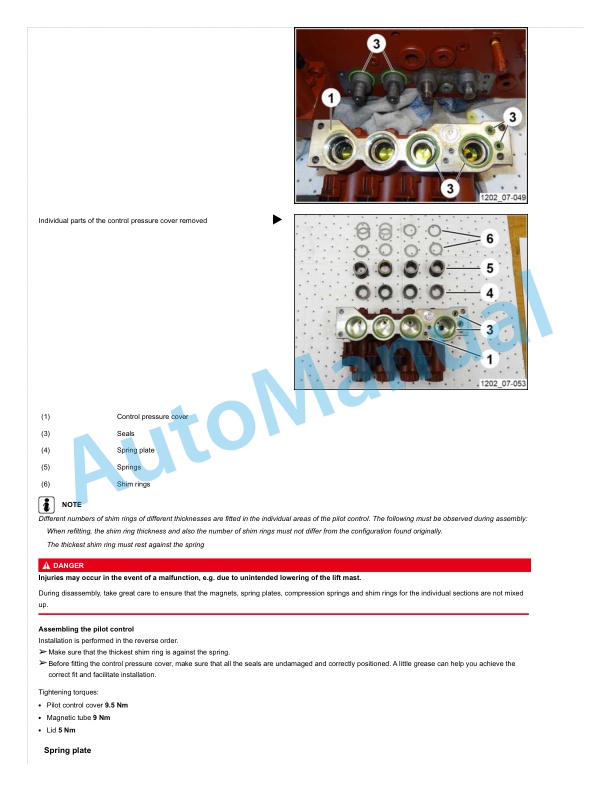 Linde 1254-01 - X35, X40, X45, X50 Production site Aschaffenburg Workshop Manuals 5 Linde 1254-01 - X35, X40, X45, X50 Production site Aschaffenburg Workshop Manuals - Image 5