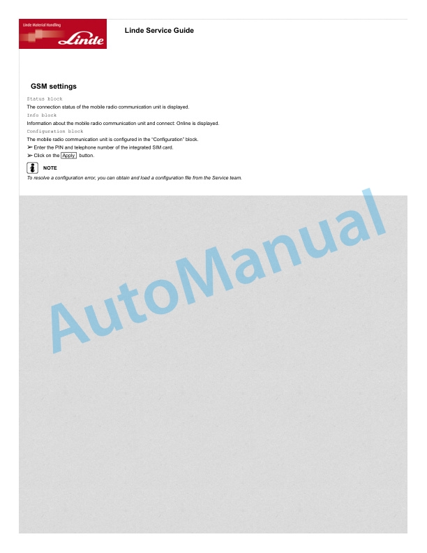 Linde 127-01 - W20 Workshop Manuals SN 07.00 and up SN up to 01.08 3 Linde 127-01 - W20 Workshop Manuals SN 07.00 and up SN up to 01.08 - Image 3