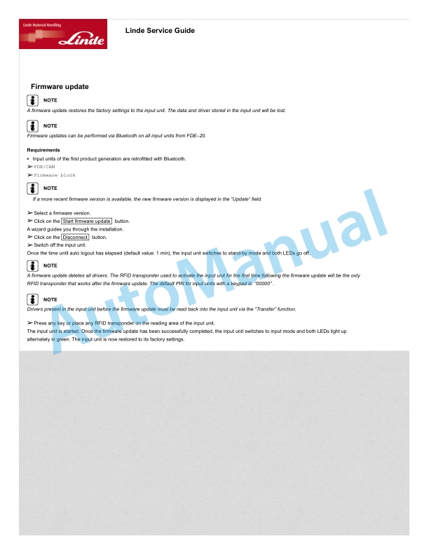 Linde 127-02 - P250 Workshop Manuals SN 07.11 51X127B00139 and up 5 Linde 127-02 - P250 Workshop Manuals SN 07.11 51X127B00139 and up - Image 5