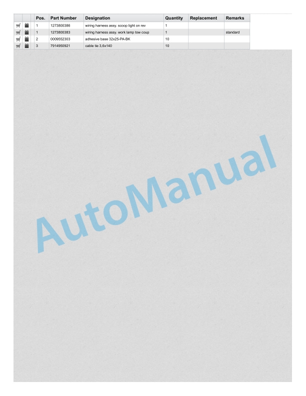 Linde 127-02 - W20 Spare Parts Manual SN 51X127B00158 and up 3 Linde 127-02 - W20 Spare Parts Manual SN 51X127B00158 and up - Image 3