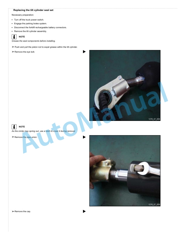 Linde 1276-01 - E25, E25S, E25SH, E30S, E30SH, E35SH Production site Xiamen Workshop Manuals 5 Linde 1276-01 - E25, E25S, E25SH, E30S, E30SH, E35SH Production site Xiamen Workshop Manuals - Image 5