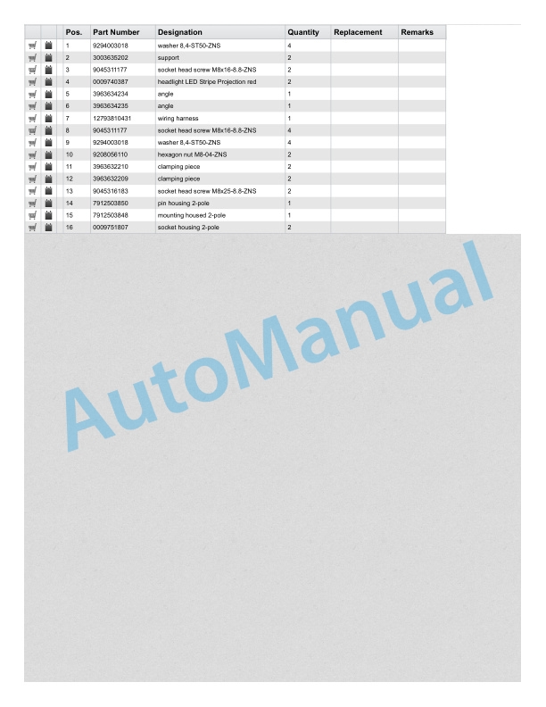 Linde 1279-01 - E60, E70, E80 Spare Parts Manual 3 Linde 1279-01 - E60, E70, E80 Spare Parts Manual - Image 3