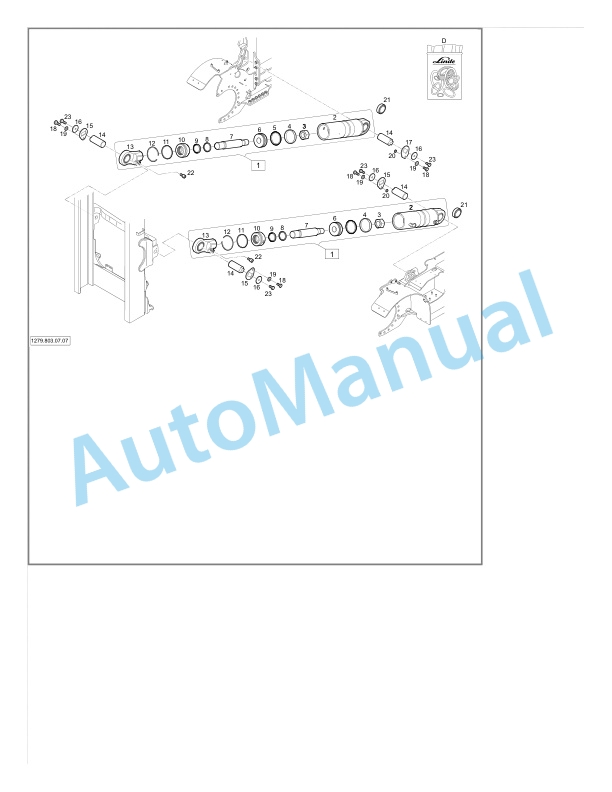 Linde 1279-01 - E60, E70, E80 Spare Parts Manual 5 Linde 1279-01 - E60, E70, E80 Spare Parts Manual - Image 5
