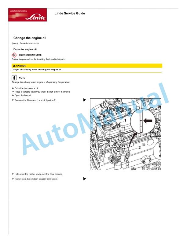 Linde 1283-01 - HT25D, HT25Ts, HT30D, HT30Ts Operating Instructions SN 07.11 and up 4 Linde 1283-01 - HT25D, HT25Ts, HT30D, HT30Ts Operating Instructions SN 07.11 and up - Image 4