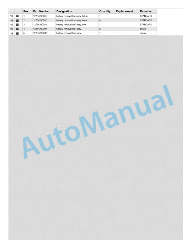 Linde 1294-01 - E30, E35 Production site Jinan Spare Parts Manual 4 Linde 1294-01 - E30, E35 Production site Jinan Spare Parts Manual - Image 4