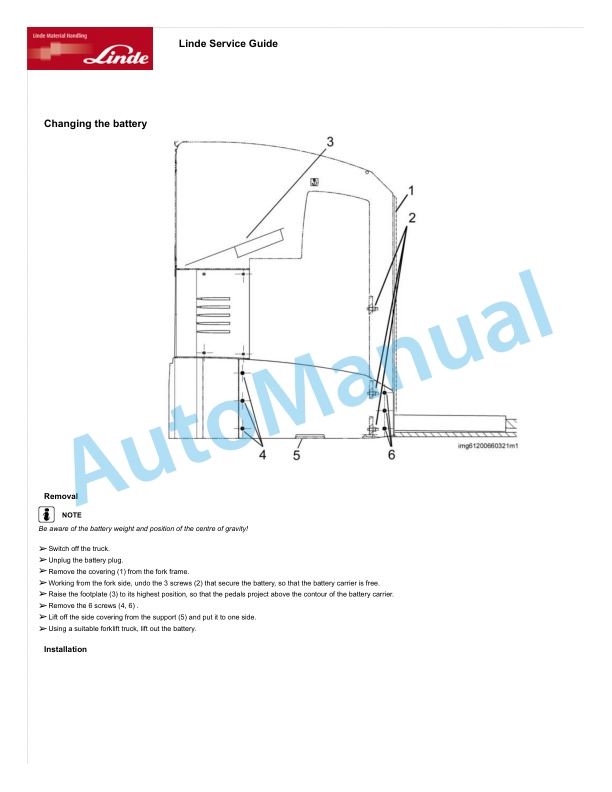 Linde 1301-01 - T33 Workshop Manuals 3 Linde 1301-01 - T33 Workshop Manuals - Image 3