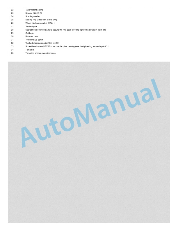 Linde 131-01 - T-matic, T30 Workshop Manuals SN 03.06 and up SN up to W4X131V05649 5 Linde 131-01 - T-matic, T30 Workshop Manuals SN 03.06 and up SN up to W4X131V05649 - Image 5
