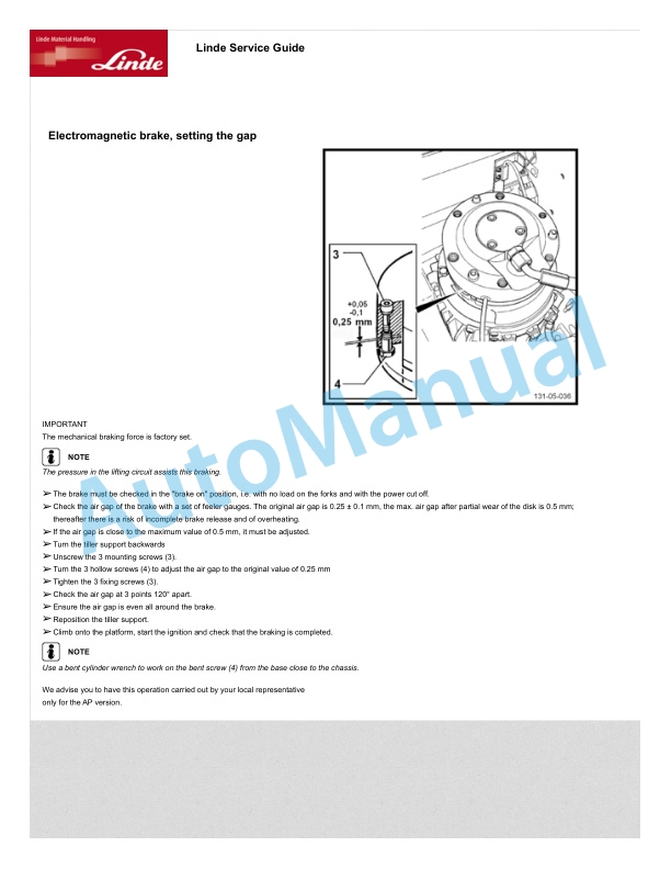 Linde 131-01 - T20AP, T20SP, T20SP B, T24AP, T24SP Workshop Manuals SN 03.06 and up SN up to W4X131G02743 4 Linde 131-01 - T20AP, T20SP, T20SP B, T24AP, T24SP Workshop Manuals SN 03.06 and up SN up to W4X131G02743 - Image 4