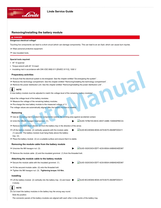 Linde 131-01 - T30 EX 2G Workshop Manuals 5 Linde 131-01 - T30 EX 2G Workshop Manuals - Image 5