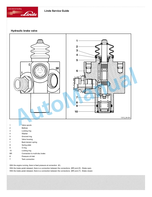 Linde 1313-01 - H25CT, H27CT, H30CT, H32CT Workshop Manuals SN 12.09 and up 4 Linde 1313-01 - H25CT, H27CT, H30CT, H32CT Workshop Manuals SN 12.09 and up - Image 4