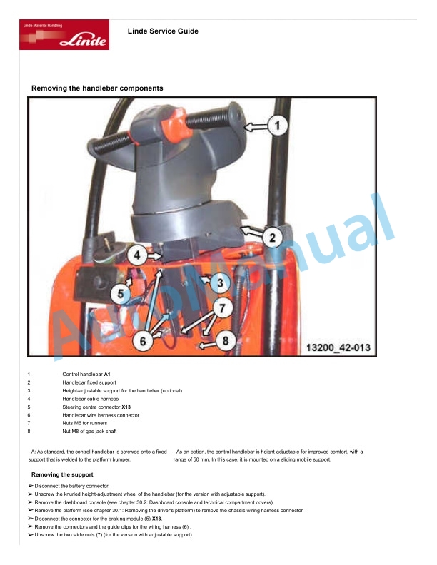 Linde 132-01 - P30 Workshop Manuals SN up to W4X132V02231 2 Linde 132-01 - P30 Workshop Manuals SN up to W4X132V02231 - Image 2