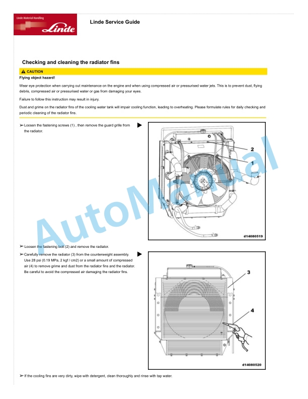 Linde 1408-01 - HT100D, HT80D Operating Instructions 4 Linde 1408-01 - HT100D, HT80D Operating Instructions - Image 4