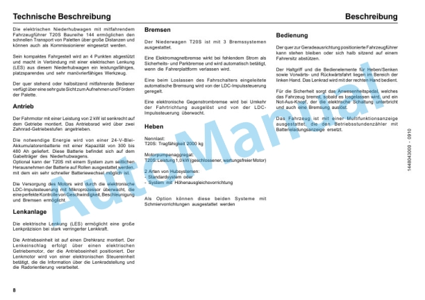 Linde 144-01 - L12LS Operating Instructions 4 Linde 144-01 - L12LS Operating Instructions-4