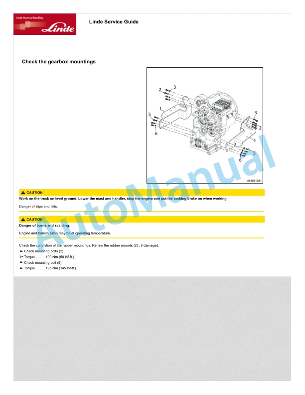 Linde 1468-01 - C4026CH - C4535CH, C4230TL - C4540TL Operating Instructions SN 09.11 and up 5 Linde 1468-01 - C4026CH - C4535CH, C4230TL - C4540TL Operating Instructions SN 09.11 and up - Image 5